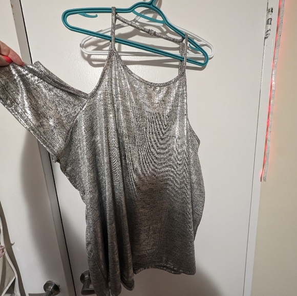 Plus Size metallic shirt 4x - Picture 3 of 4